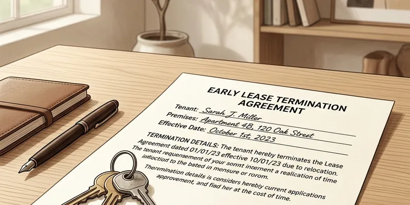 State specific lease termination notice concepts